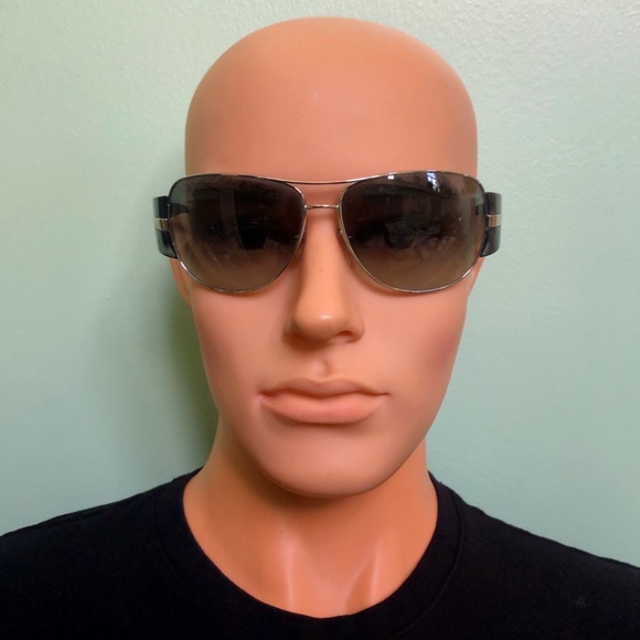 Prada Grey/Black Aviator Sunglasses - Picture 2 of 10